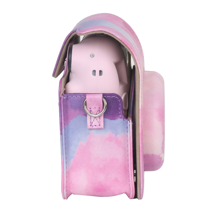 For FUJIFILM instax mini 12 Painted Full Body Leather Case Camera Bag with Strap(Dream Cloud) - Leather Bag by PMC TechLife | Online Shopping South Africa | PMC TechLife | Buy Now Pay Later Mobicred