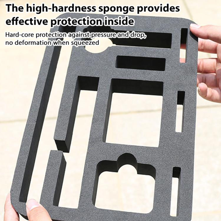 For Insta360 X4 / X5 Carrying Case Portable Storage Bag, Size:33.4 x 24 x 6.7cm (Grey) - free shipping - PMC TechLife - Order now!