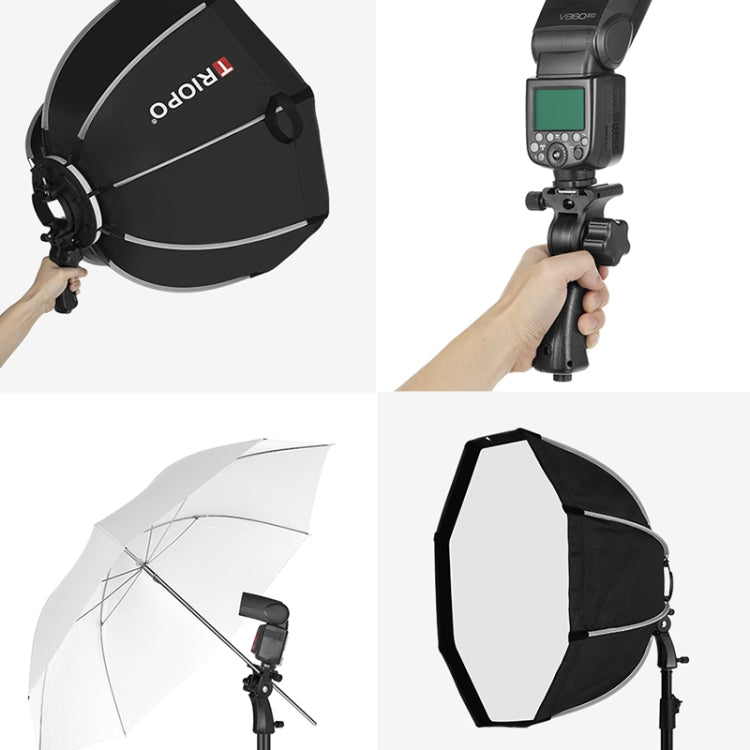 TRIOPO K65 65cm Speedlite Flash Octagon Parabolic Softbox Bowens Mount Diffuser for Speedlite - free shipping - PMC TechLife - Order now!
