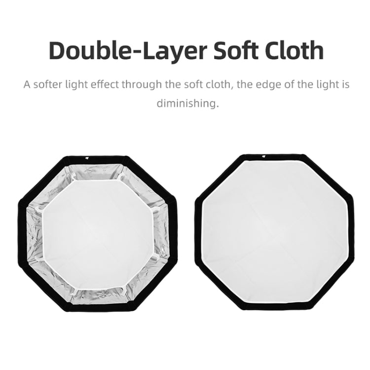 TRIOPO K90 90cm Speedlite Flash Octagon Parabolic Softbox Bowens Mount Diffuser for Speedlite - free shipping - PMC TechLife - Order now!