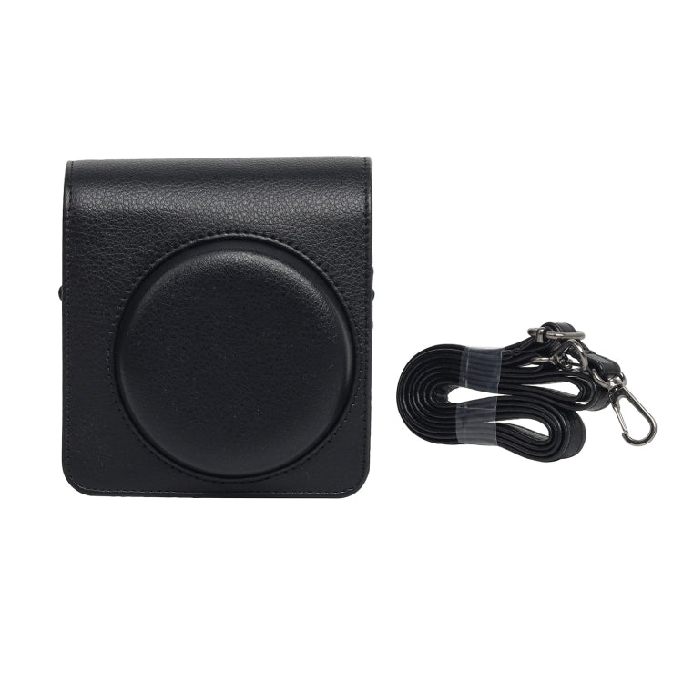 For Fujifilm Instax mini 99 Full Body Camera PU Leather Case Bag with Strap (Black) - Leather Bag by PMC TechLife | Online Shopping South Africa | PMC TechLife | Buy Now Pay Later Mobicred