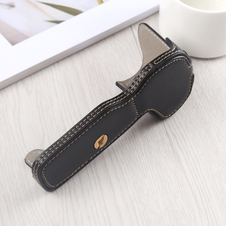 1/4 inch Thread PU Leather Camera Half Case Base for Canon EOS R (Black) - free shipping - PMC TechLife - Order now!