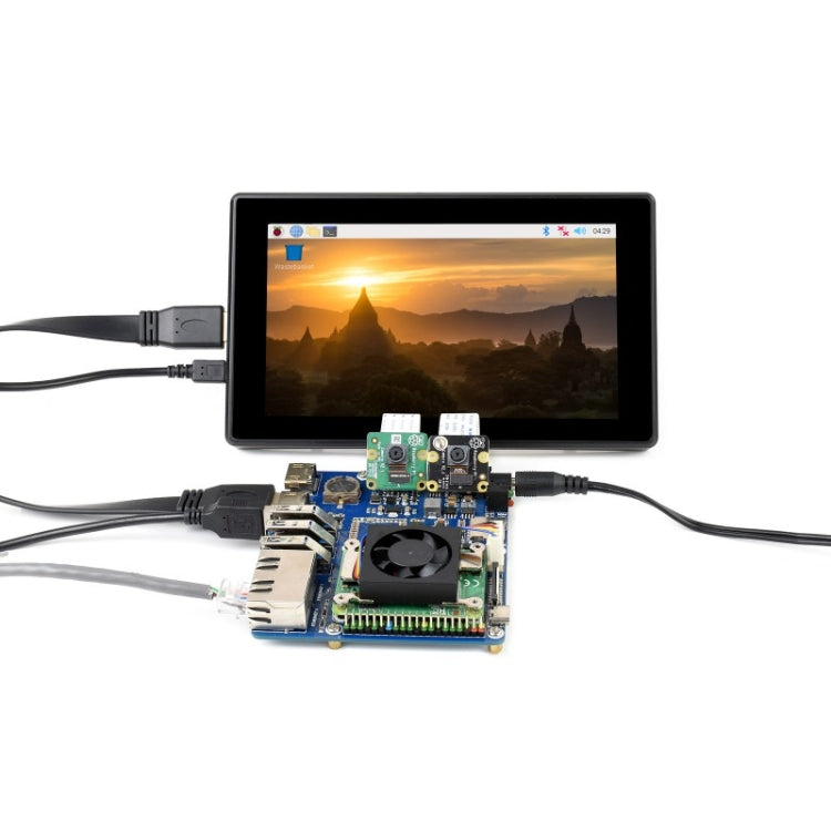 Waveshare Compute Module Dual Gigabit Ethernet Base Board for Raspberry Pi CM4 - LCD & LED Display Module by WAVESHARE | Online Shopping South Africa | PMC Jewellery | Buy Now Pay Later Mobicred