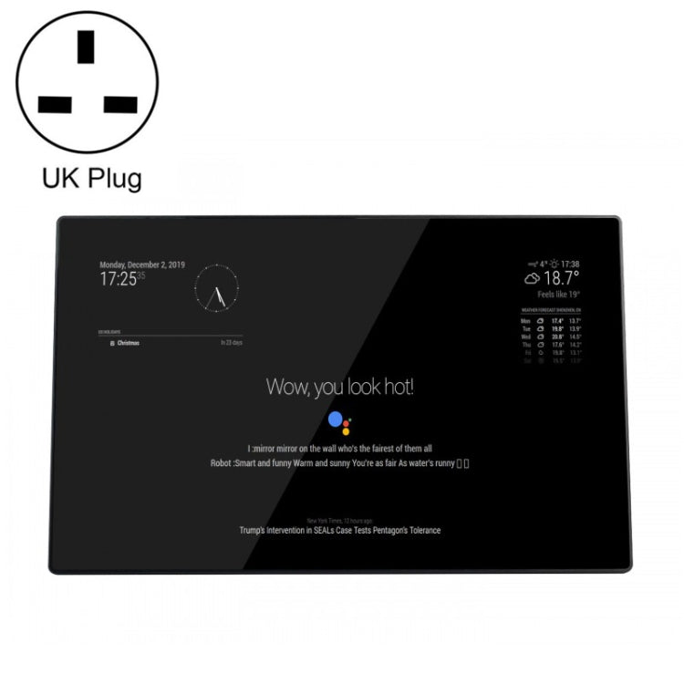 Waveshare 13.3 inch Magic Mirror, Voice Assistant, Touch Control(UK Plug) - free shipping - PMC Jewellery - Order now!