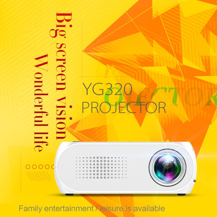 YG320 320*240 Mini LED Projector Home Theater, Support HDMI & AV & SD & USB (Silver) - Mini Projector by PMC Jewellery | Online Shopping South Africa | PMC Jewellery | Buy Now Pay Later Mobicred