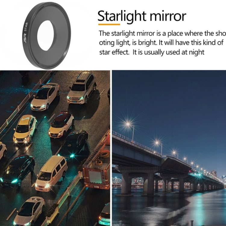 JSR Starlight Lens Filter For DJI Osmo Action 3 - Lens Filter by JSR | Online Shopping South Africa | PMC TechLife | Buy Now Pay Later Mobicred