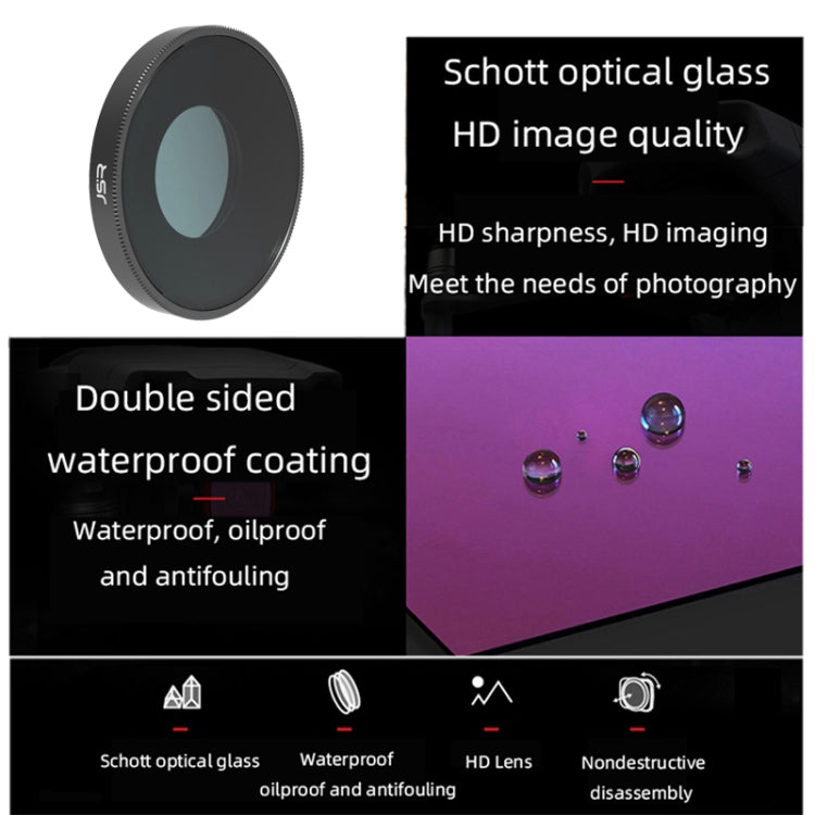 JSR 3 in 1 CPL ND8 ND16 Lens Filter For DJI Osmo Action 3 - free shipping - PMC TechLife - Order now!