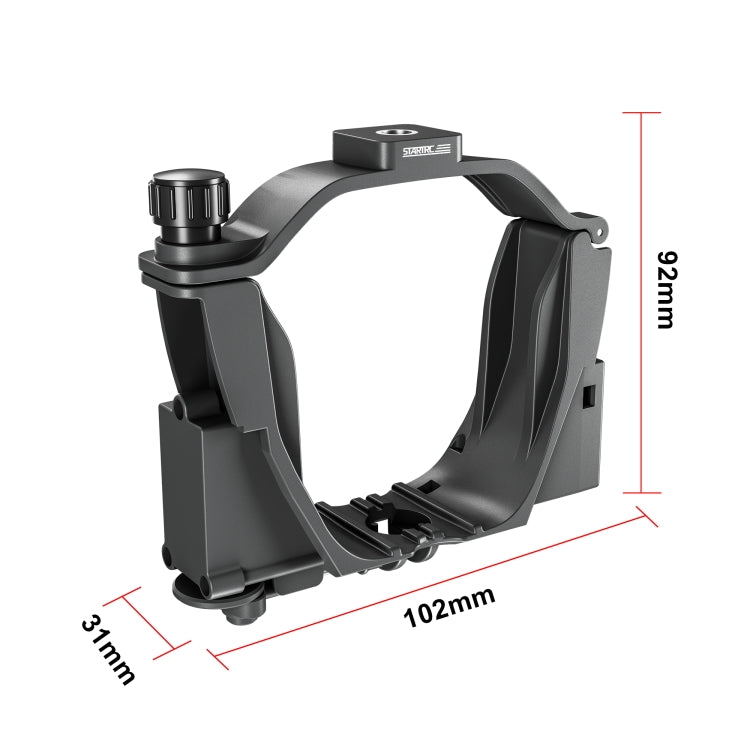 For DJI Air 3 STARTRC Air-Dropping System Thrower Parabolic (Grey) - Other by STARTRC | Online Shopping South Africa | PMC TechLife | Buy Now Pay Later Mobicred