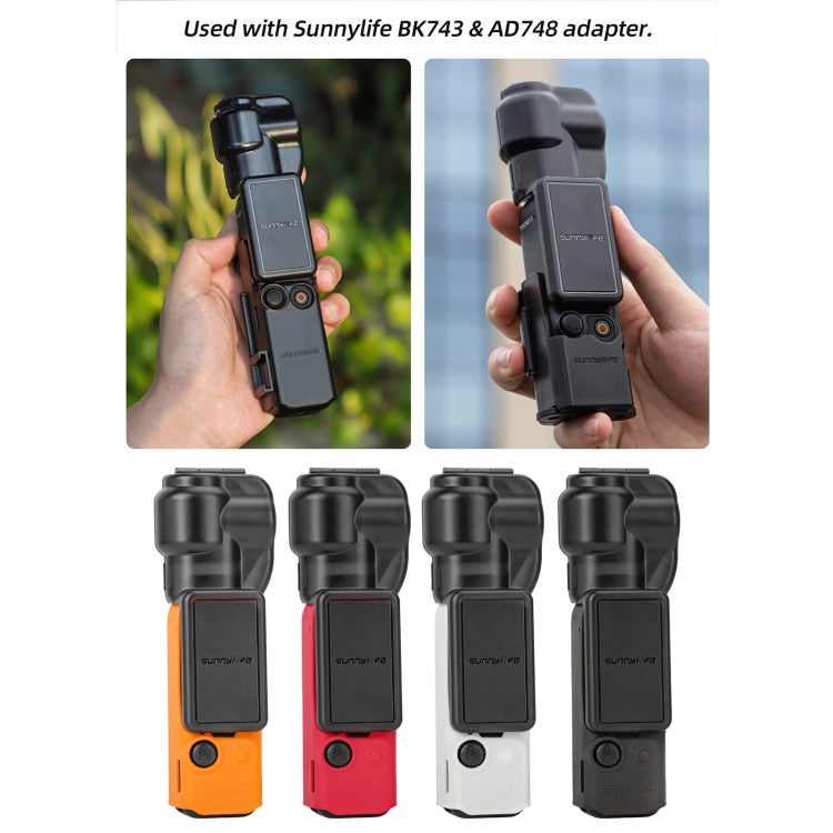 For DJI OSMO Pocket 3 Sunnylife Integrated Gimbal Cover Camera Protector (Black) - Mount & Holder by Sunnylife | Online Shopping South Africa | PMC Jewellery