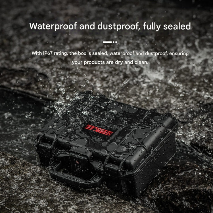 For DJI Osmo Pocket 3 STARTRC TSA Combination Lock Waterproof EVA ABS Dual-layer Suitcase Storage Box (Black) - free shipping - PMC TechLife - Order now!