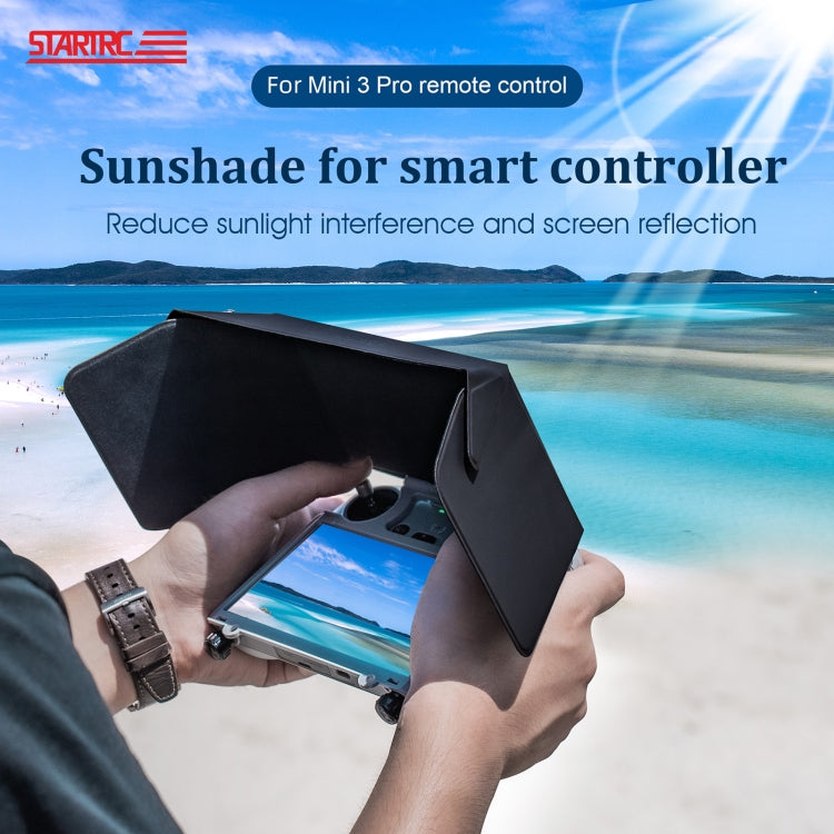 STARTRC Foldable Controller Sunshade for DJI Mini 3 Pro Remote Controller (Black) - free shipping - PMC TechLife - Order now!