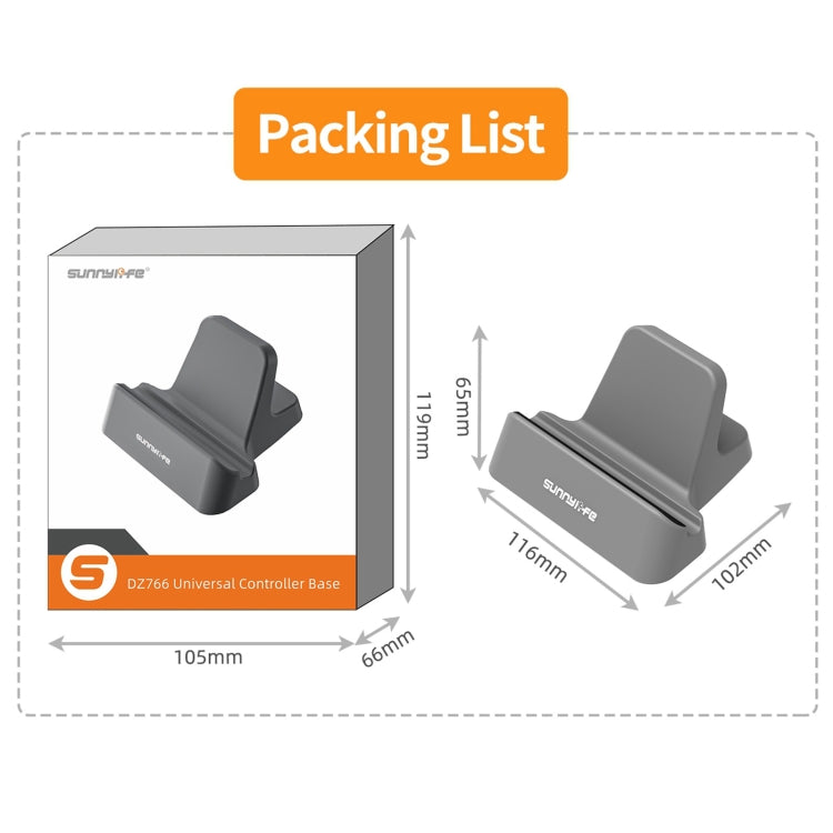 Sunnylife DZ766 Drone Remote Control Display Base Stand (Grey) - Holder Series by Sunnylife | Online Shopping South Africa | PMC TechLife | Buy Now Pay Later Mobicred