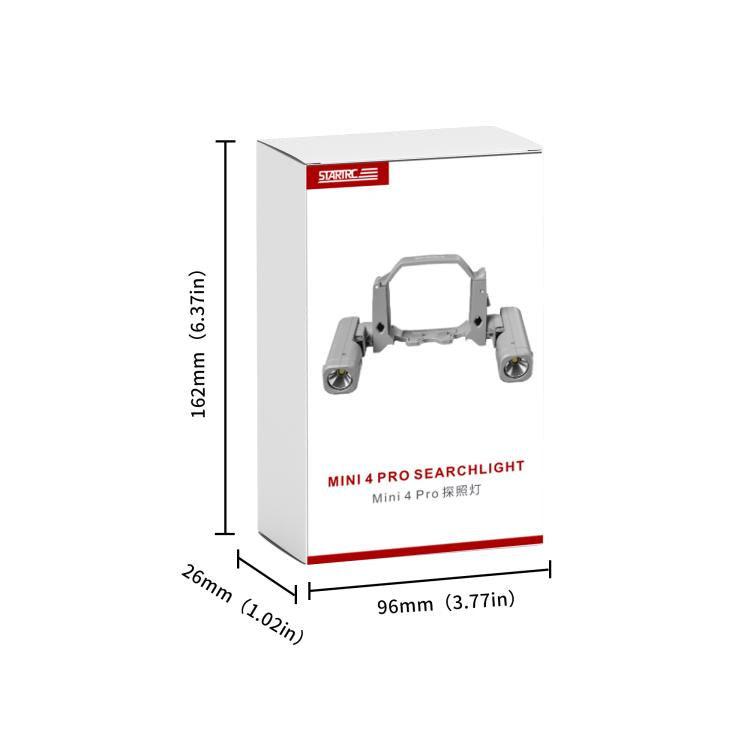 For DJI Mini 4 Pro STARTRC Night Navigation Searchlight LED Flashlight Rechargeable Refill Lighting Signal Light (Grey) - free shipping - PMC TechLife - Order now!