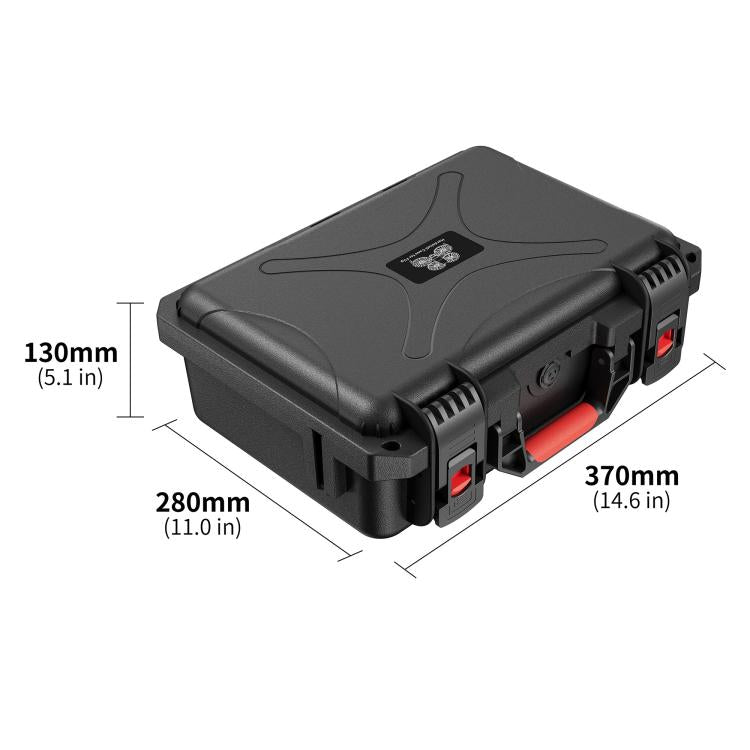 For DJI Flip STARTRC Waterproof ABS Suitcase Storage Box (Black) - free shipping - PMC TechLife - Order now!