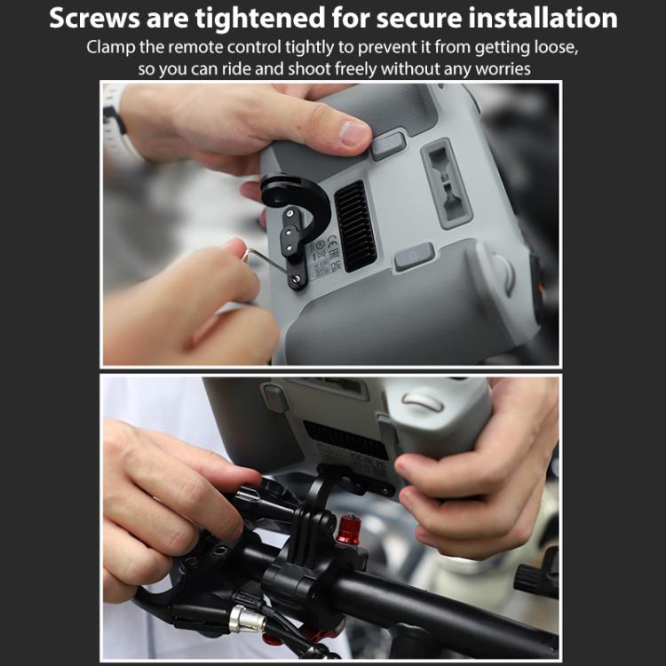 For DJI RC2 Sunnylife Remote Control Shooting Camera Bicycle Clip Mount (Black) - free shipping - PMC TechLife - Order now!