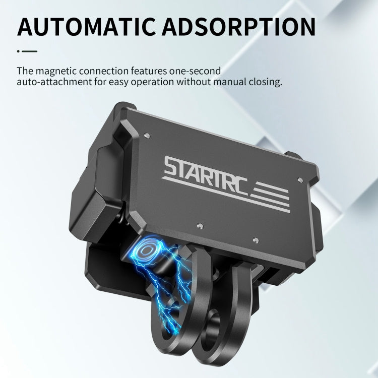 For DJI Pocket 3 STARTRC Quick Mount Adapter Extension Bracket (Black) - Mount & Holder by STARTRC | Online Shopping South Africa | PMC Jewellery | Buy Now Pay Later Mobicred