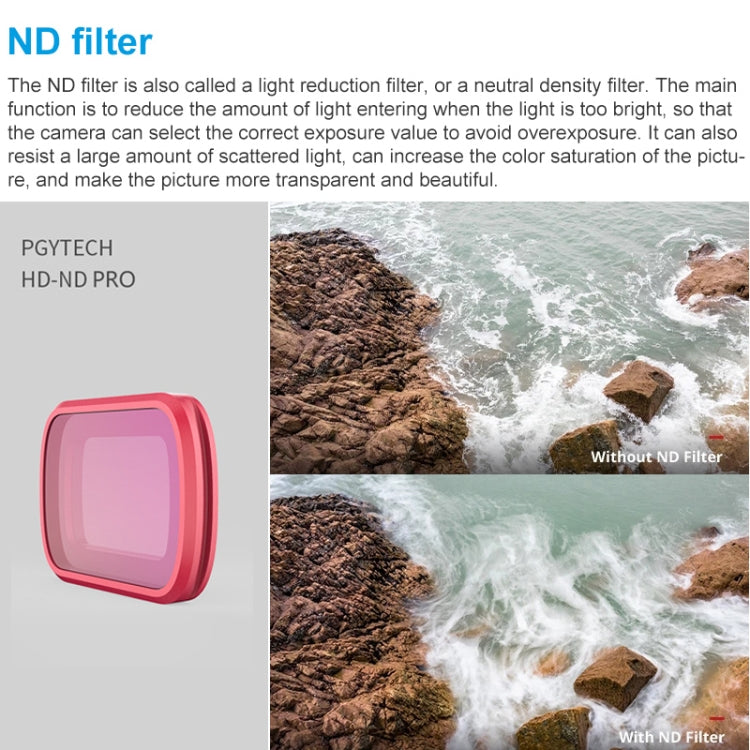 3 PCS PGYTECH P-18C-015 Gradient Dimming Suit Profession Diving Color Lens Filter for DJI Osmo Pocket - Lens Accessories by PGYTECH | Online Shopping South Africa | PMC Jewellery | Buy Now Pay Later Mobicred