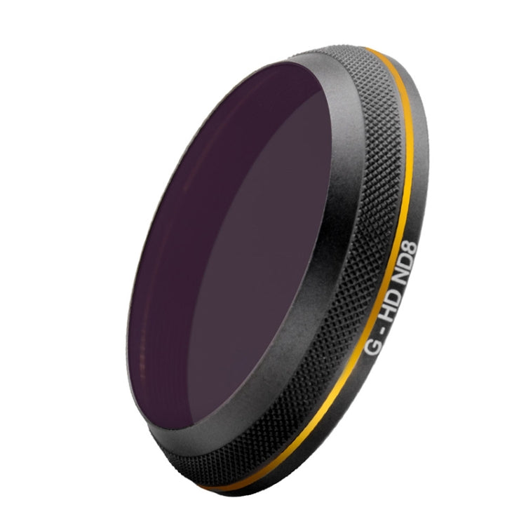 PGYTECH X4S-HD ND8 Gold-edge Lens Filter for DJI Inspire 2 / X4S Gimbal Camera Drone Accessories - Lens Hood by PGYTECH | Online Shopping South Africa | PMC Jewellery | Buy Now Pay Later Mobicred