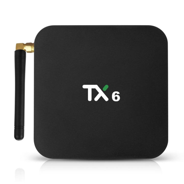 TX6 HD TV Box Media Player, Android 7.1 / 9.0 System, Allwinner H6, up to 1.5GHz, Quad-core ARM Cortex-A53, 4GB + 32GB, Support Bluetooth, WiFi, RJ45, EU Plug - Allwinner H6 by PMC Jewellery | Online Shopping South Africa | PMC Jewellery | Buy Now Pay Later Mobicred