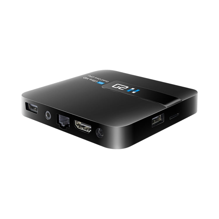 H20 4K Smart TV BOX Android 10.0 Media Player with Remote Control, Quad Core RK3228A, RAM: 1GB, ROM: 8GB, 2.4GHz WiFi, AU Plug - RK3228A by PMC Jewellery | Online Shopping South Africa | PMC Jewellery | Buy Now Pay Later Mobicred