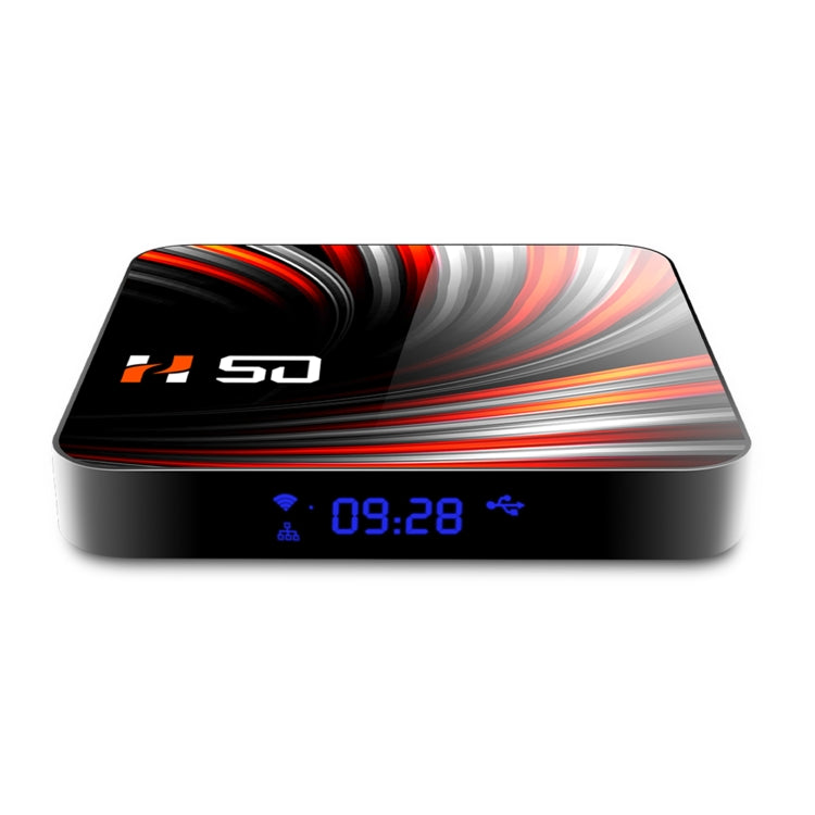 H50 4K Smart TV BOX Android 10.0 Media Player with Remote Control, Quad Core RK3318, RAM: 2GB, ROM: 16GB, 2.4GHz/5GHz WiFi, Bluetooth, AU Plug - RK3318 by PMC Jewellery | Online Shopping South Africa | PMC Jewellery | Buy Now Pay Later Mobicred