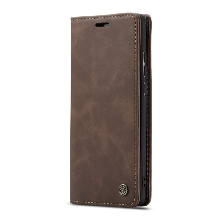 CaseMe-013 Multifunctional Horizontal Flip Leather Case with Card Slot & Holder for Galaxy M20(Coffee) - Galaxy Phone Cases by CaseMe | Online Shopping South Africa | PMC Jewellery | Buy Now Pay Later Mobicred