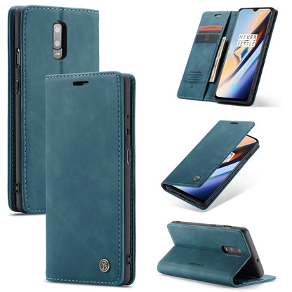 CaseMe-013 Multifunctional Horizontal Flip Leather Case with Card Slot & Holder for Galaxy M20(Blue) - Galaxy Phone Cases by CaseMe | Online Shopping South Africa | PMC Jewellery | Buy Now Pay Later Mobicred