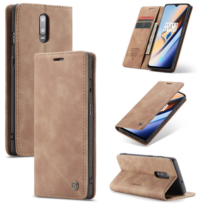 CaseMe-013 Multifunctional Horizontal Flip Leather Case with Card Slot & Holder for Galaxy M20(Brown) - Galaxy Phone Cases by CaseMe | Online Shopping South Africa | PMC Jewellery | Buy Now Pay Later Mobicred