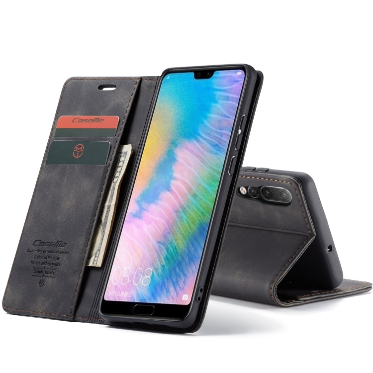 CaseMe-013 Detachable Multifunctional Horizontal Flip Leather Case with Card Slot & Holder for Huawei P20 Pro(Black) - Huawei Cases by CaseMe | Online Shopping South Africa | PMC Jewellery | Buy Now Pay Later Mobicred