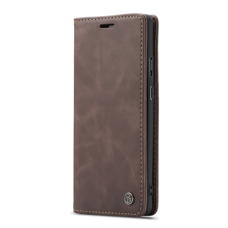 CaseMe-013 Multi-functional Retro Frosted Horizontal Flip Leather Case with Card Slot & Holder & Wallet For OnePlus 7 Pro(Coffee) - OnePlus Cases by CaseMe | Online Shopping South Africa | PMC Jewellery | Buy Now Pay Later Mobicred