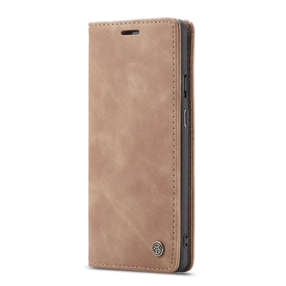 CaseMe-013 Multi-functional Retro Frosted Horizontal Flip Leather Case with Card Slot & Holder & Wallet For OnePlus 7 Pro(Brown) - OnePlus Cases by CaseMe | Online Shopping South Africa | PMC Jewellery | Buy Now Pay Later Mobicred