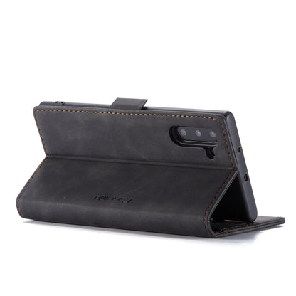 CaseMe-013 Multifunctional Horizontal Flip Leather Case with Card Slot & Holder for Galaxy Note 10(Black) - Galaxy Phone Cases by CaseMe | Online Shopping South Africa | PMC Jewellery | Buy Now Pay Later Mobicred