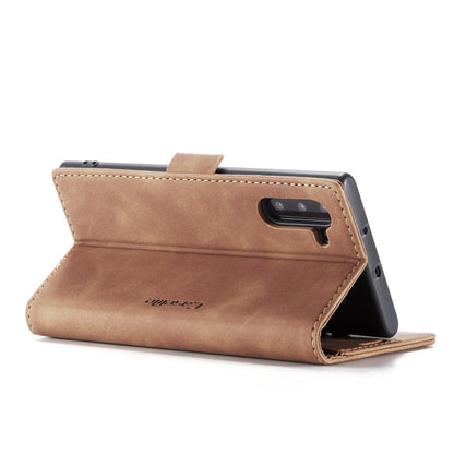 CaseMe-013 Multifunctional Horizontal Flip Leather Case with Card Slot & Holder for Galaxy Note 10(Brown) - Galaxy Phone Cases by CaseMe | Online Shopping South Africa | PMC Jewellery | Buy Now Pay Later Mobicred