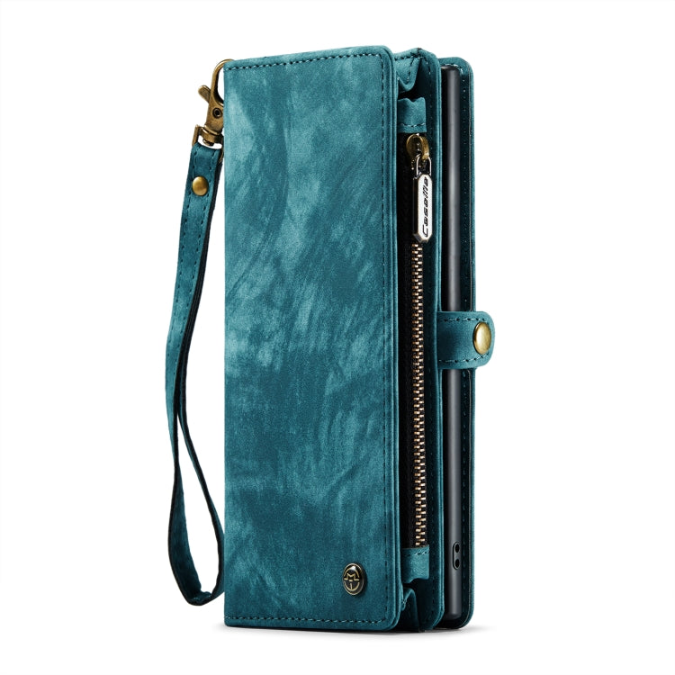 For Samsung Galaxy Note10 CaseMe-008 Detachable Multifunctional Flip Leather Phone Case(Blue) - Galaxy Phone Cases by CaseMe | Online Shopping South Africa | PMC Jewellery | Buy Now Pay Later Mobicred