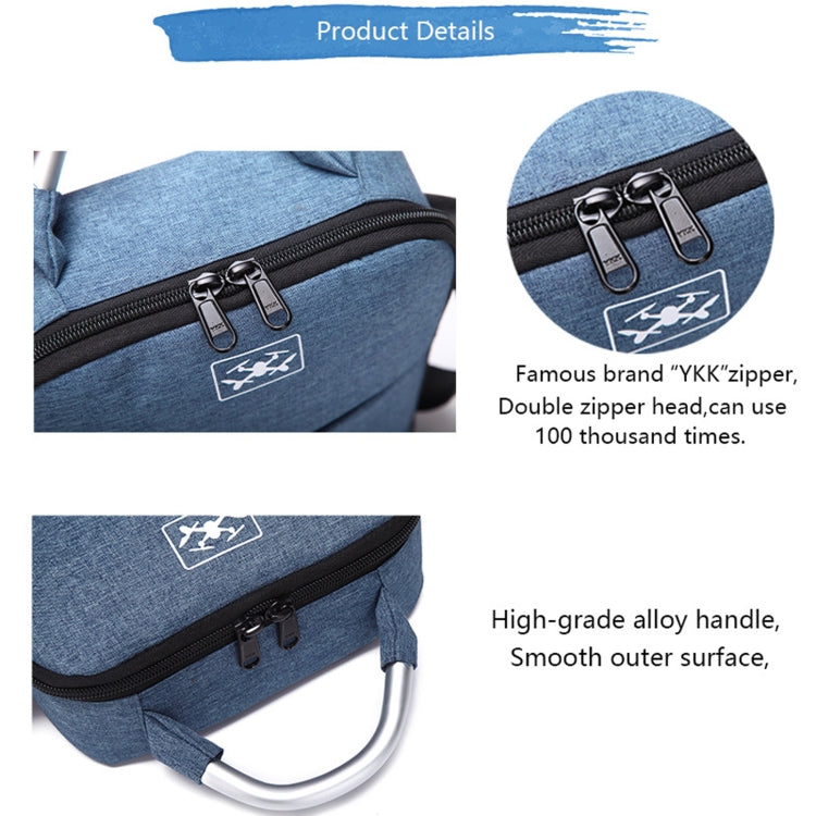 Portable Waterproof Drone Shoulder Storage Bag for DJI Mavic Mini 2(Blue) - Backpacks & Bags by PMC Jewellery | Online Shopping South Africa | PMC Jewellery | Buy Now Pay Later Mobicred