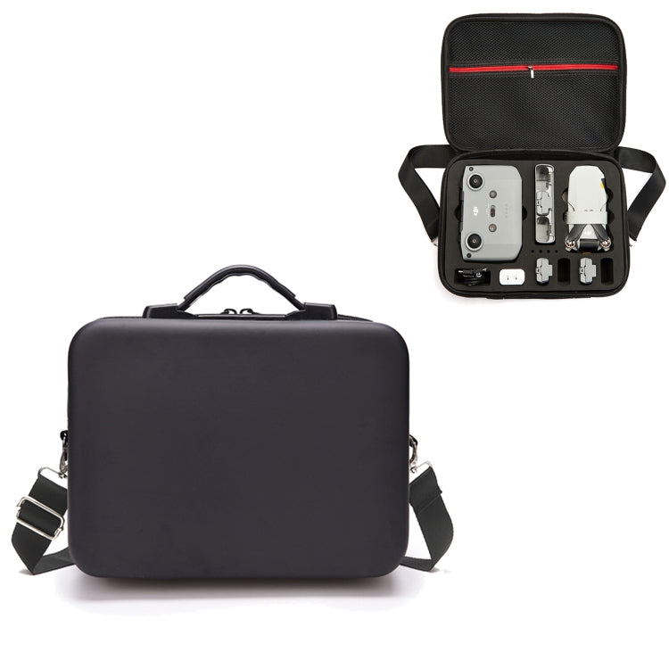 LS4456 Portable Drone PU Shoulder Storage Bag Handbag for DJI Mavic Mini 2(Black + Black Liner) - Backpacks & Bags by PMC Jewellery | Online Shopping South Africa | PMC Jewellery | Buy Now Pay Later Mobicred