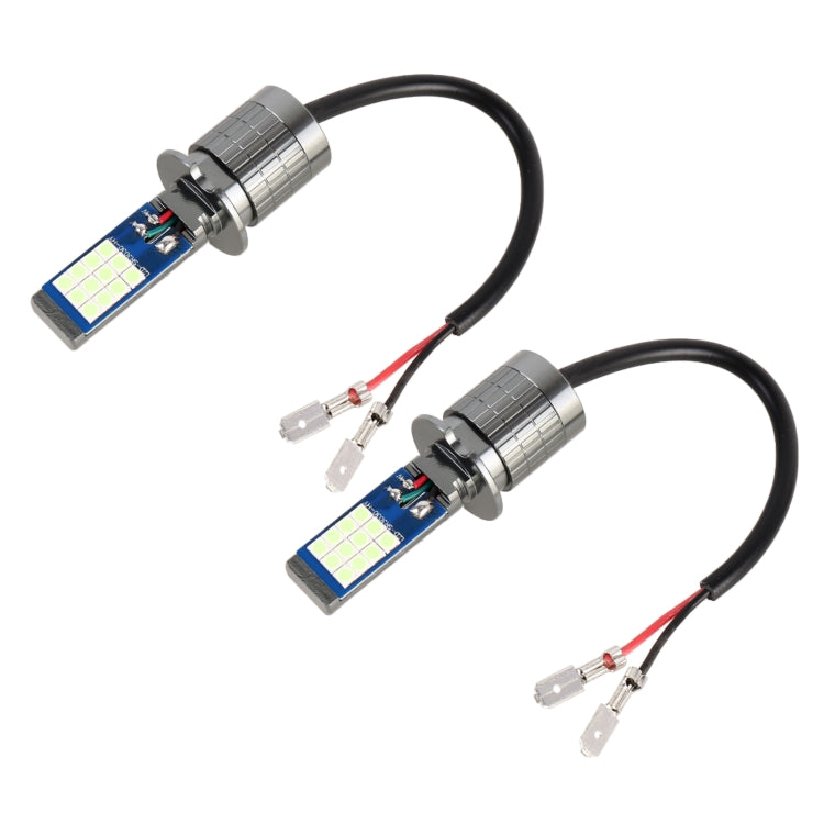 H3 2 PCS DC12-24V / 10.5W Car Fog Lights with 24LEDs SMD-3030 & Constant Current, Box Packaging(Ice Blue Light) - Fog / Driving Lights by PMC Jewellery | Online Shopping South Africa | PMC Jewellery | Buy Now Pay Later Mobicred