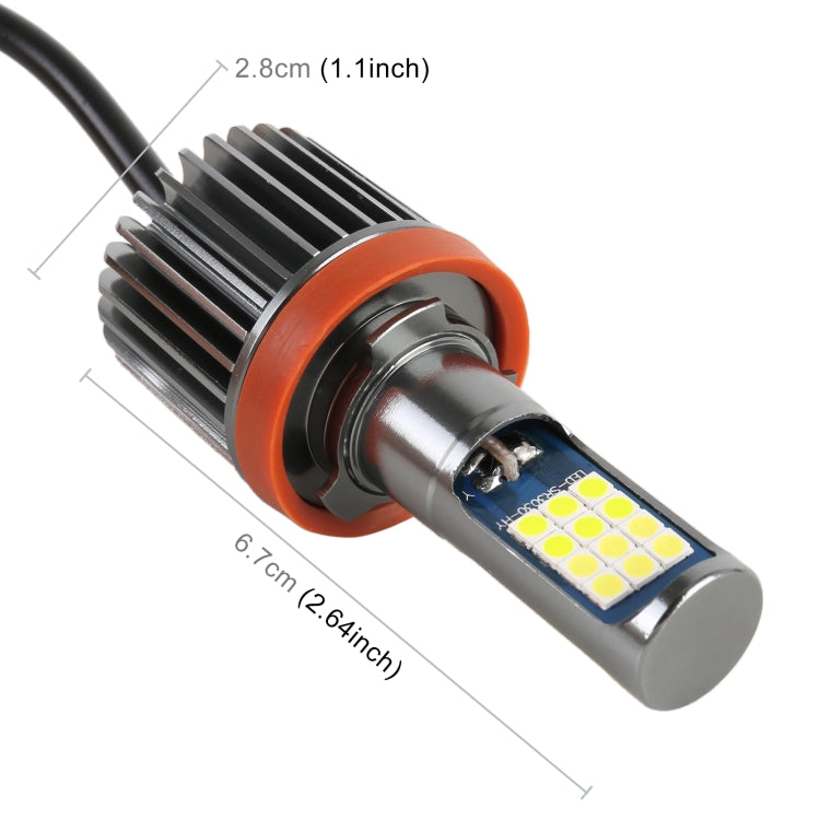 H11 2 PCS DC12-24V / 10.5W Car Fog Lights with 24LEDs SMD-3030 & Constant Current, Box Packaging(Lime Light) - free shipping - PMC TechLife - Order now!