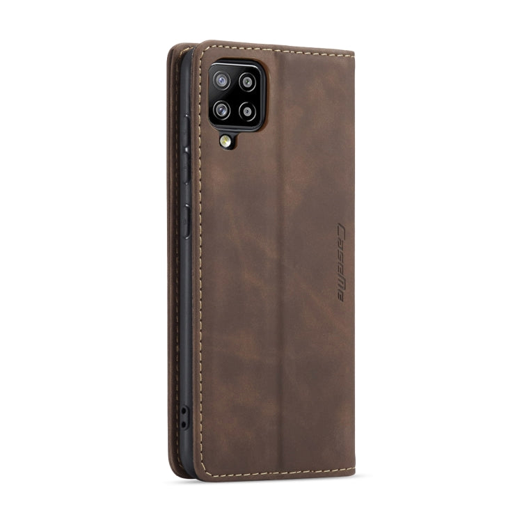 For Samsung Galaxy A42 5G CaseMe-013 Multifunctional Retro Frosted Horizontal Flip Leather Case with Card Slot & Holder & Wallet(Coffee) - Galaxy Phone Cases by CaseMe | Online Shopping South Africa | PMC Jewellery | Buy Now Pay Later Mobicred