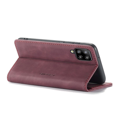 For Samsung Galaxy A42 5G CaseMe-013 Multifunctional Retro Frosted Horizontal Flip Leather Case with Card Slot & Holder & Wallet(Wine Red) - Galaxy Phone Cases by CaseMe | Online Shopping South Africa | PMC Jewellery | Buy Now Pay Later Mobicred