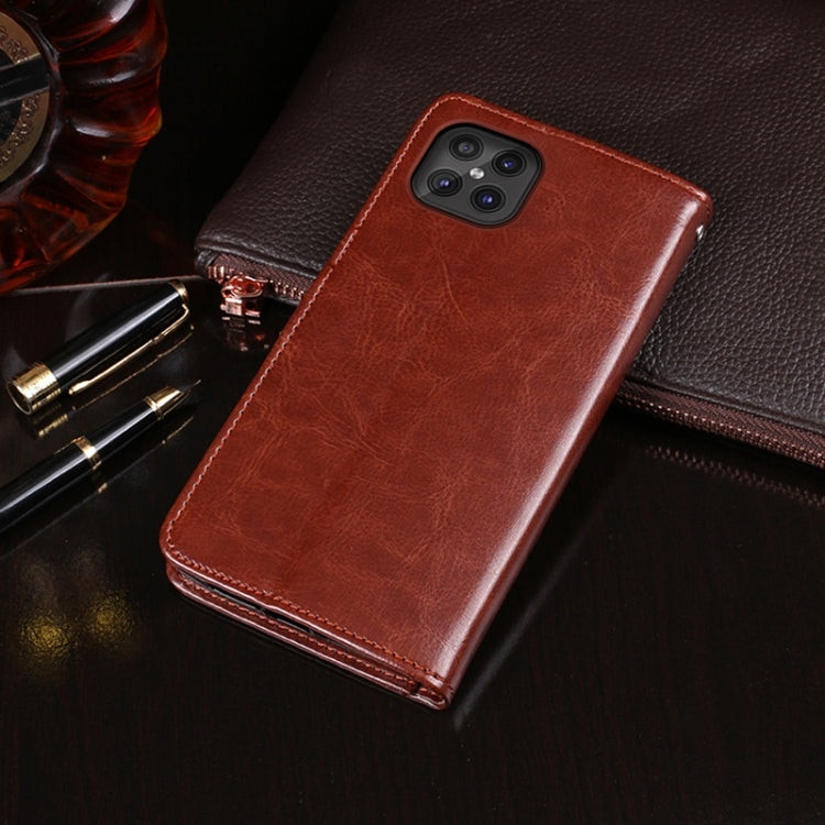 For Cubot C30 idewei Crazy Horse Texture Horizontal Flip Leather Case with Holder & Card Slots & Wallet(Red) - More Brand by idewei | Online Shopping South Africa | PMC Jewellery | Buy Now Pay Later Mobicred