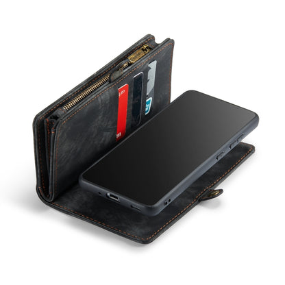 For Samsung Galaxy S21 Ultra 5G CaseMe Detachable Multifunctional Horizontal Flip Leather Case, with Card Slot & Holder & Zipper Wallet & Photo Frame(Black) - Galaxy S21 Ultra 5G Cases by CaseMe | Online Shopping South Africa | PMC Jewellery | Buy Now Pay Later Mobicred