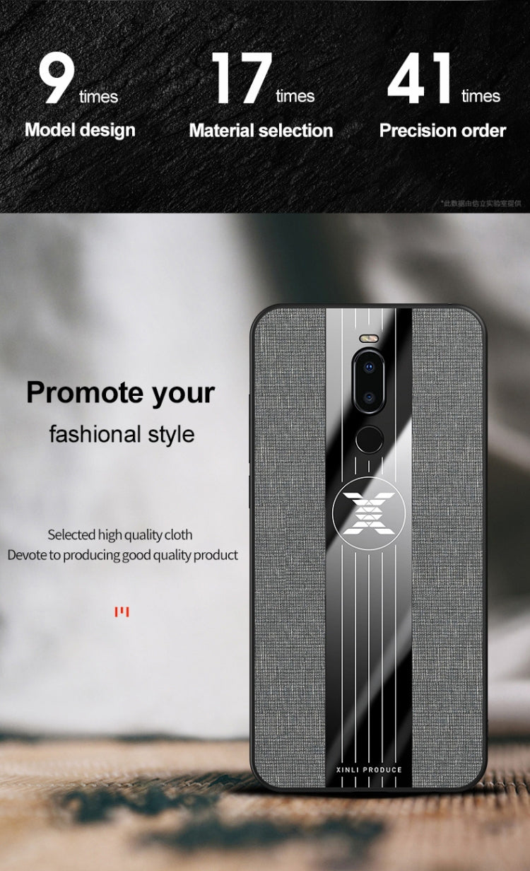 For Meizu Note 8 XINLI Stitching Cloth Texture Shockproof TPU Protective Case(Red) - free shipping - PMC Jewellery - Order now!