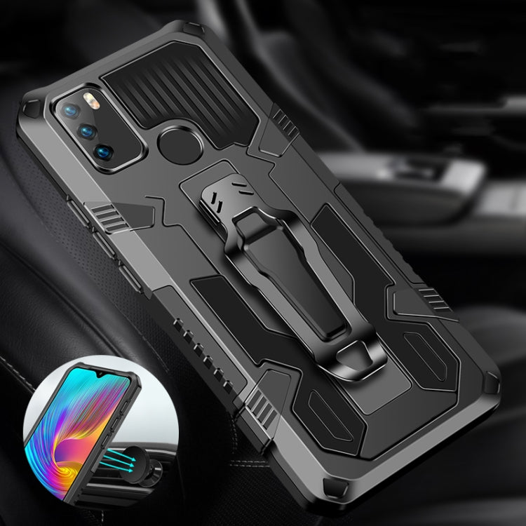 For Infinix Note7 Lite / Hot 9 Machine Armor Warrior Shockproof PC + TPU Protective Case(Black) - Infinix Cases by idewei | Online Shopping South Africa | PMC TechLife