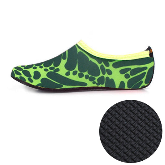 3mm Non-slip Rubber Embossing Texture Sole Figured Diving Shoes and Socks, One Pair, Size:XL (Green) - Swimming Fins & Diving Shoes by PMC Jewellery | Online Shopping South Africa | PMC Jewellery | Buy Now Pay Later Mobicred