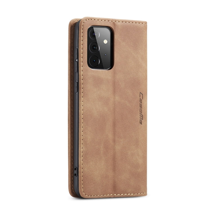 For Samsung Galaxy A72 5G / 4G CaseMe 013 Multifunctional Horizontal Flip Leather Case with Holder & Card Slot & Wallet(Brown) - Galaxy Phone Cases by CaseMe | Online Shopping South Africa | PMC Jewellery | Buy Now Pay Later Mobicred