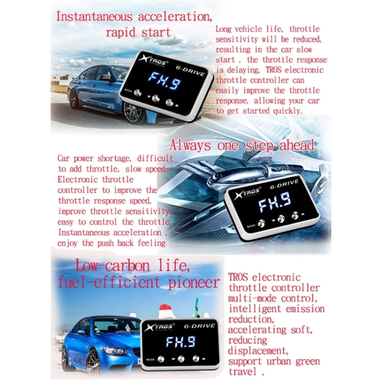 For Proton Alza TROS TS-6Drive Potent Booster Electronic Throttle Controller - Car Modification by TROS | Online Shopping South Africa | PMC TechLife | Buy Now Pay Later Mobicred