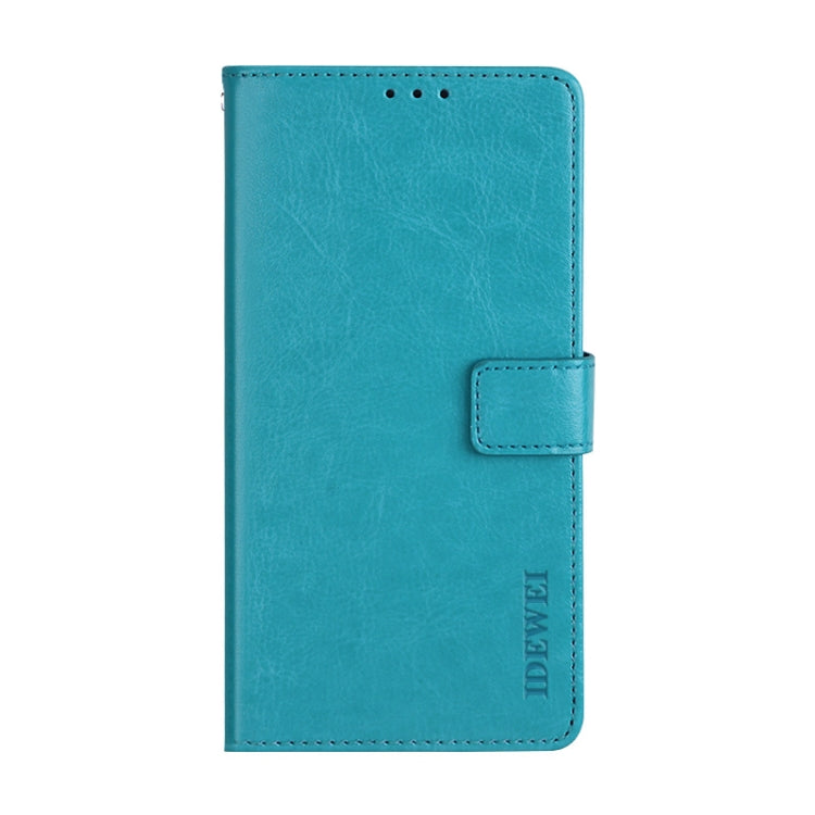 For Blackview A70 idewei Crazy Horse Texture Horizontal Flip Leather Case with Holder & Card Slots & Wallet(Sky Blue) - More Brand by idewei | Online Shopping South Africa | PMC Jewellery | Buy Now Pay Later Mobicred