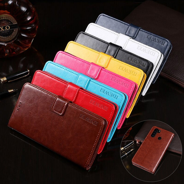 For Blackview A80 Plus idewei Crazy Horse Texture Horizontal Flip Leather Case with Holder & Card Slots & Wallet(Brown) - free shipping - PMC TechLife - Order now!