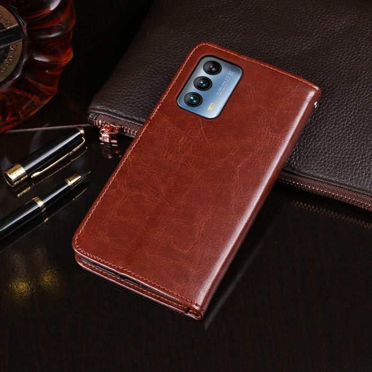 For Meizu 18 idewei Crazy Horse Texture Horizontal Flip Leather Case with Holder & Card Slots & Wallet(Brown) - Meizu by idewei | Online Shopping South Africa | PMC Jewellery | Buy Now Pay Later Mobicred